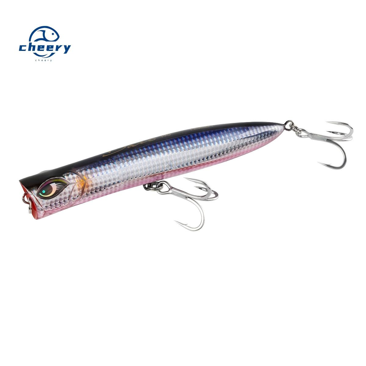 190mm 70g Saltwater Fishing Artificial Popper Bait Slim Lures Tuna Amberjack Kingfish Top Water Hard Lures · Original source photograph · specifications to confirm