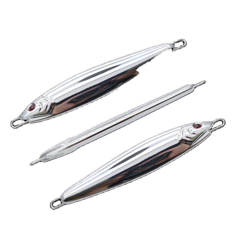 60g80g100g Chrome Plating Casting Jig Chrome Fishing Lures Metal Jigs Lure Silver Jig · Original source photograph · specifications to confirm
