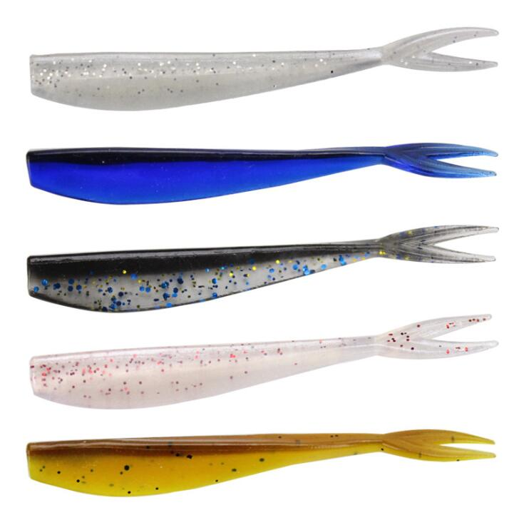 7CM 1.2G Soft Bait Split-tail Simulation Soft Bait Earthworm Molds Soft Plastic Fishing Soft Vibe Bait Lure · Original source photograph · specifications to confirm