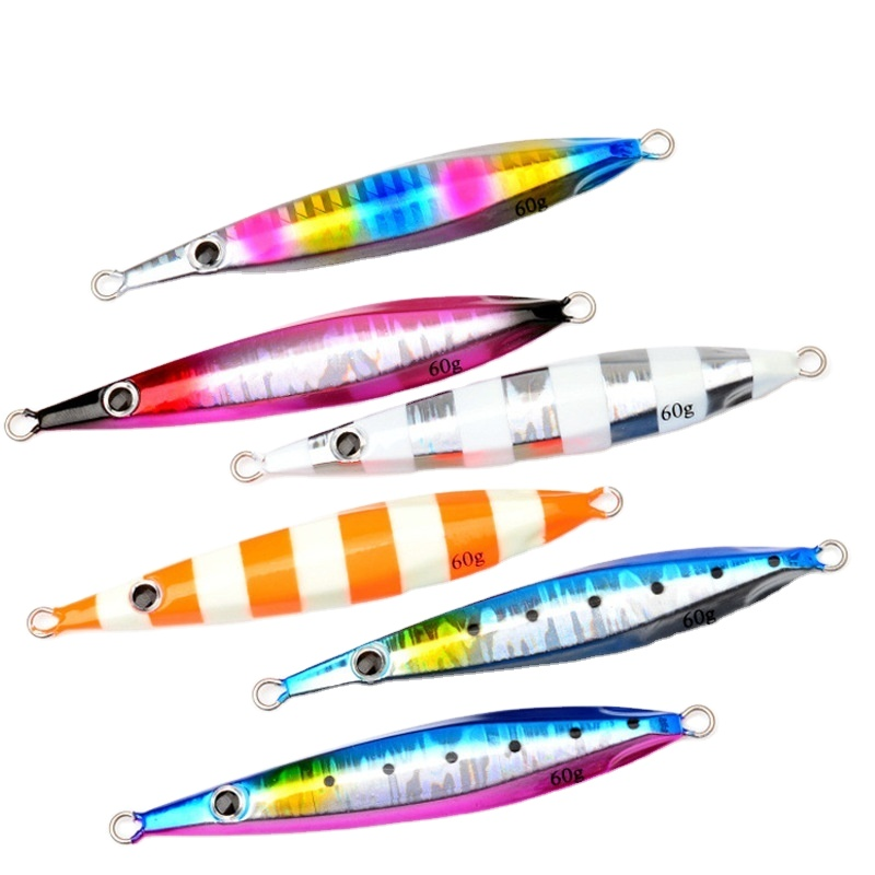 Tuolu Iron Plate Lure Fast-Sinking Slow-Rolling Spinnerbait Metal Jig Bait Shore Casting Sea Fishing Saltwater Fish Bionic · Original source photograph · specifications to confirm