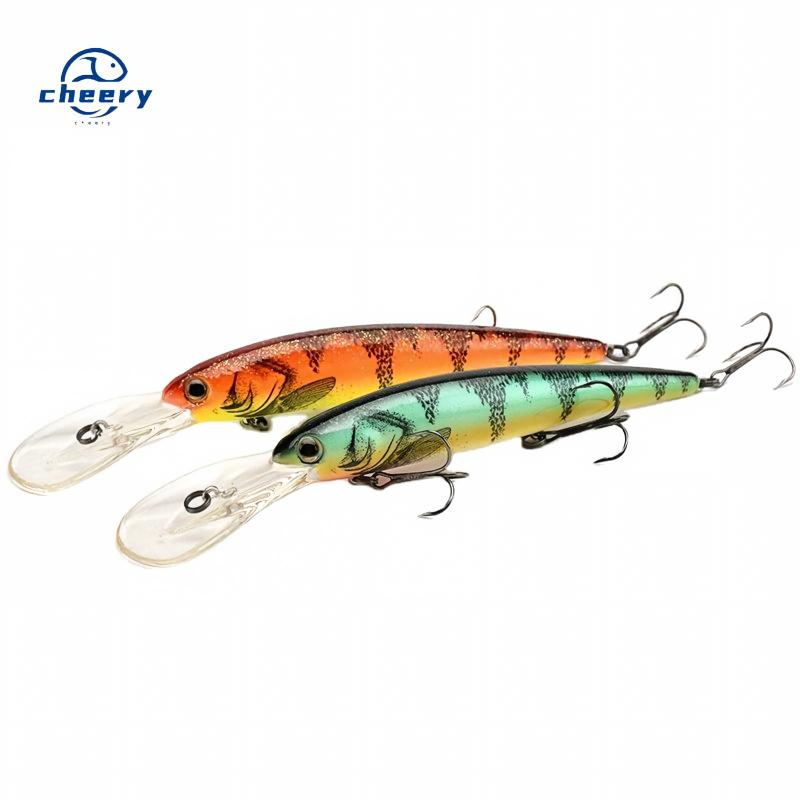 Cheery 20-Color Deep Cornea Trolling Lure 125mm 19g Floating Crankbait for Saltwater Fish Marlin Pike Fishing Excellent · Original source photograph · specifications to confirm