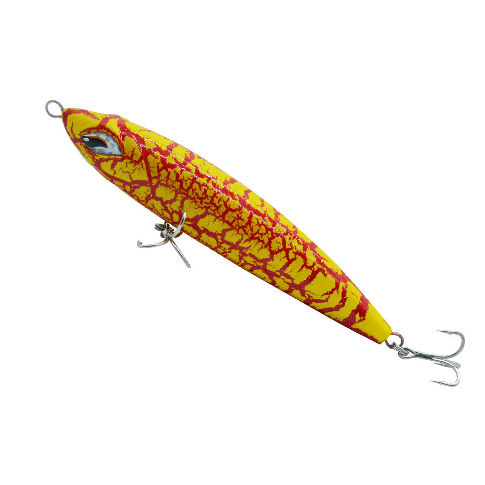 CHEERY Topwater Walk the Dog 220mm 126g Lead Weight Hard Bait ABS Pencil Lure Stickbait for Marlin Float Fishing River Lake · Original source photograph · specifications to confirm