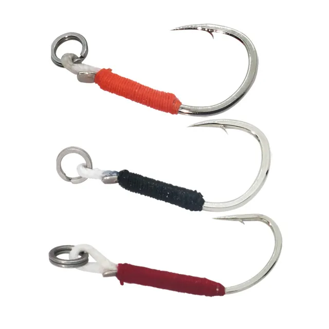 10Pcs Reinforced Micro Single Hooks, Stream Mandarin Fish Hand-Tied Fishing Single Hooks