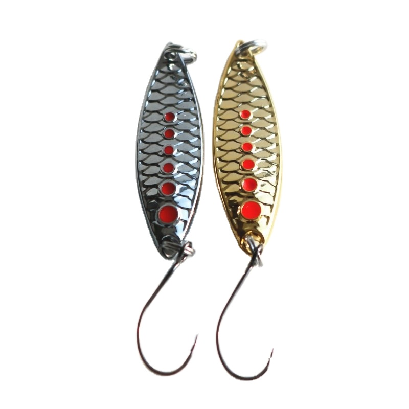 Lure Scale Leech Sequin Zinc Alloy Artificial Hard Bait Fake Bait Cocked Mouth Green Perch with Hooks Wholesale · Original source photograph · specifications to confirm