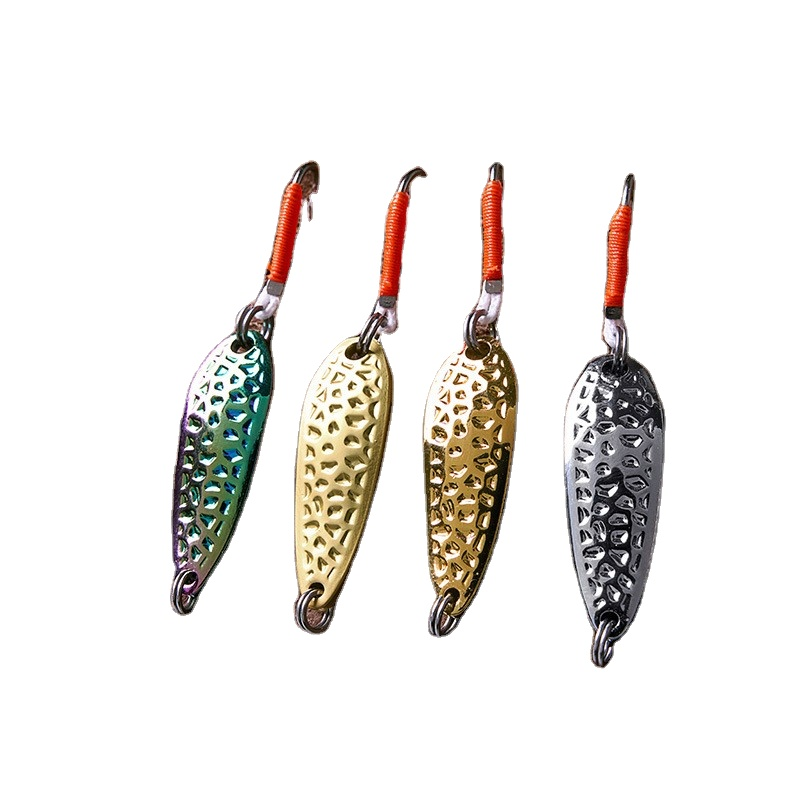 Pure Copper Fly Bait with Iron Plate and Stream Hooks White Strip for Freshwater & Seawater Fishing · Original source photograph · specifications to confirm