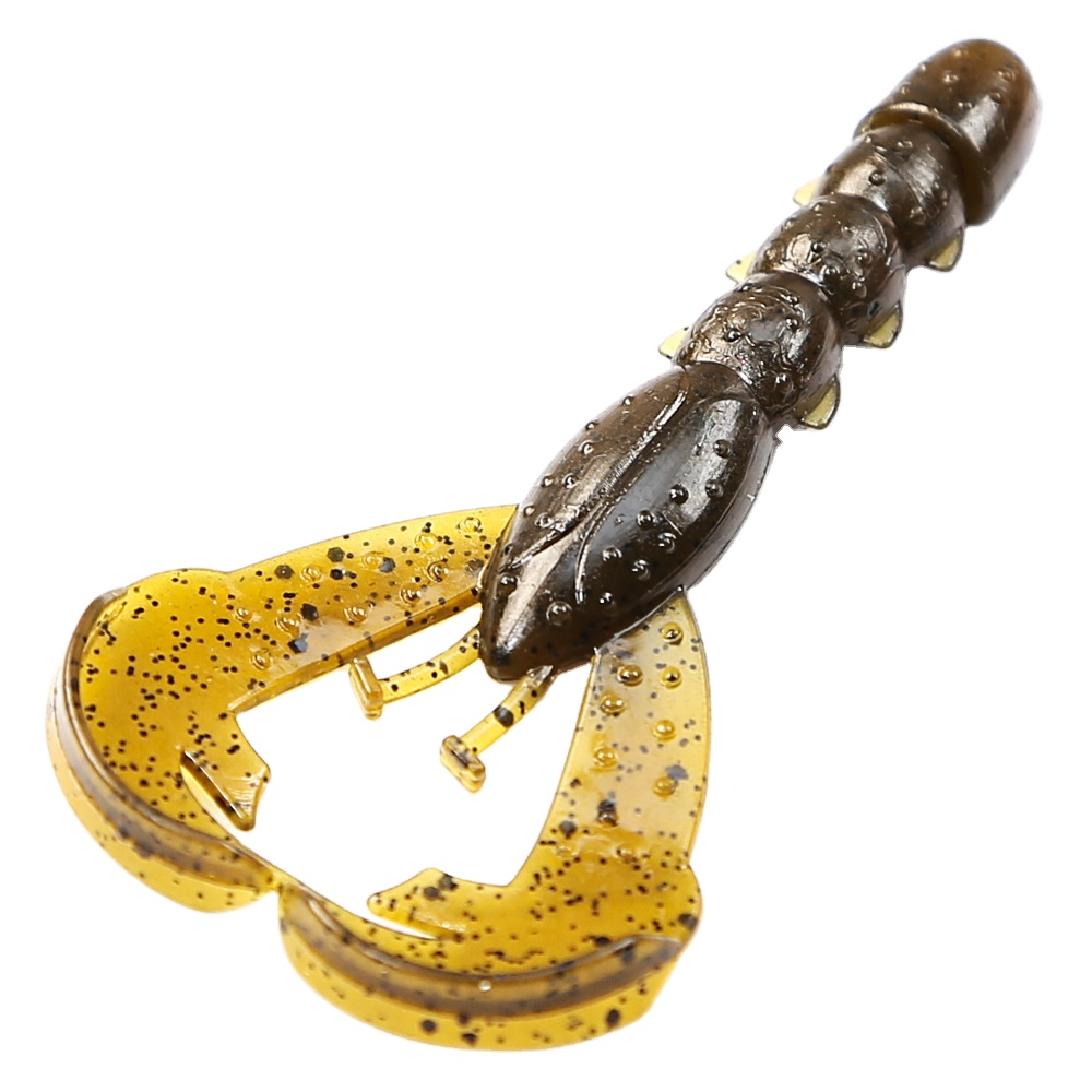 High Quality Floating Powerful Fish Attractant Double-Horn Shrimp Artificial Soft Bait Stainless Steel 8-Piece Black Pit Bass · Original source photograph · specifications to confirm