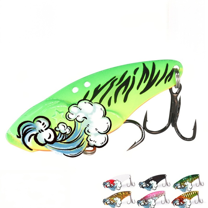 Custom Metal Vib Dragon Tooth Luya Artificial Hard Bait Lure Fishing Gear for Far Cast with Hooks Wholesale · Original source photograph · specifications to confirm