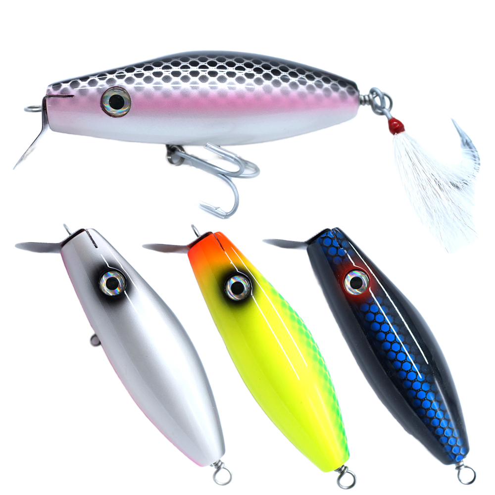 Customizable Wooden Minnow Lure With Metal Lip, Saltwater Boat Trolling Fishing Bait for Tuna Cross-border Wholesale · Original source photograph · specifications to confirm