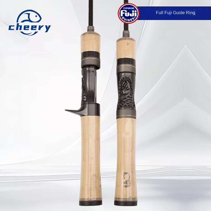 CHEERY Demon Hunter Magic Shadow Upgrade Full Fuji Guide Ring O Cork Carbon Micro Horse Mouth Fishing Rod Road Asian Set · Original source photograph · specifications to confirm