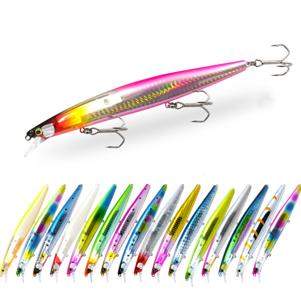 Japan Mold 163MM 32G Sea Fishing Big Game Floating Minnow Fishing Lure Artificial Swim Bait Wobblers · Original source photograph · specifications to confirm