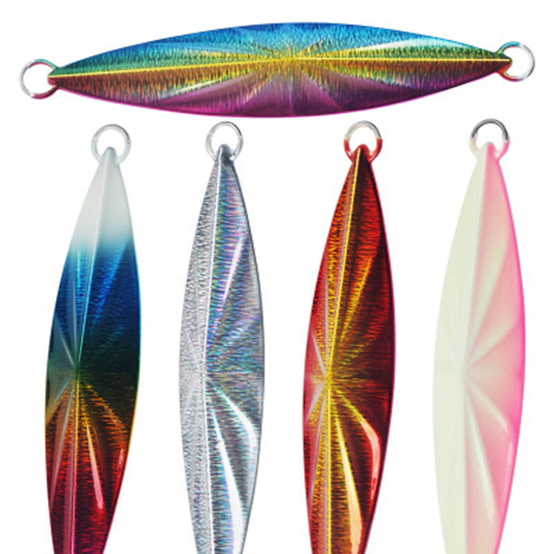 Grouper Sea Fishing 200/250g Lead Metal Jig Slow-Jigging Bait Diamond-Shaped Laser Deep-Sea South China Sea Tuna Boat · Original source photograph · specifications to confirm