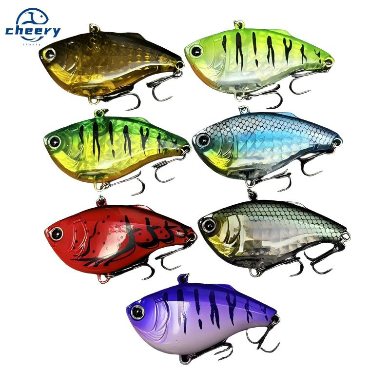 Cheery 60mm 14.7g Midwater Vib Fishing Lure Rattle Vibration Artificial Hard Bait Noisy Wobblers Pike Bass Zander Sea Bass · Original source photograph · specifications to confirm