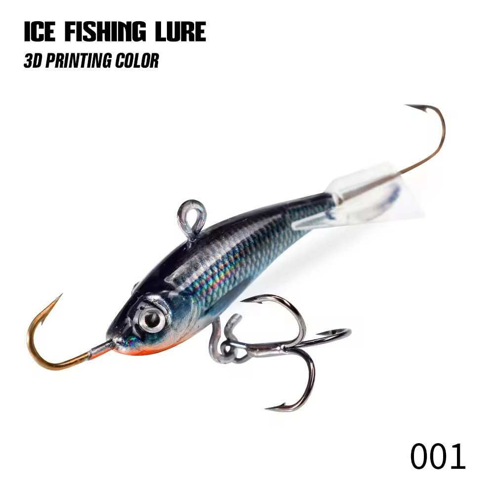 D1 Ice Fishing Balancing Vibration Artificial Hard Bait 43mm/105g Subsurface VIB for Bass Freshwater Fish Without Hooks · Original source photograph · specifications to confirm