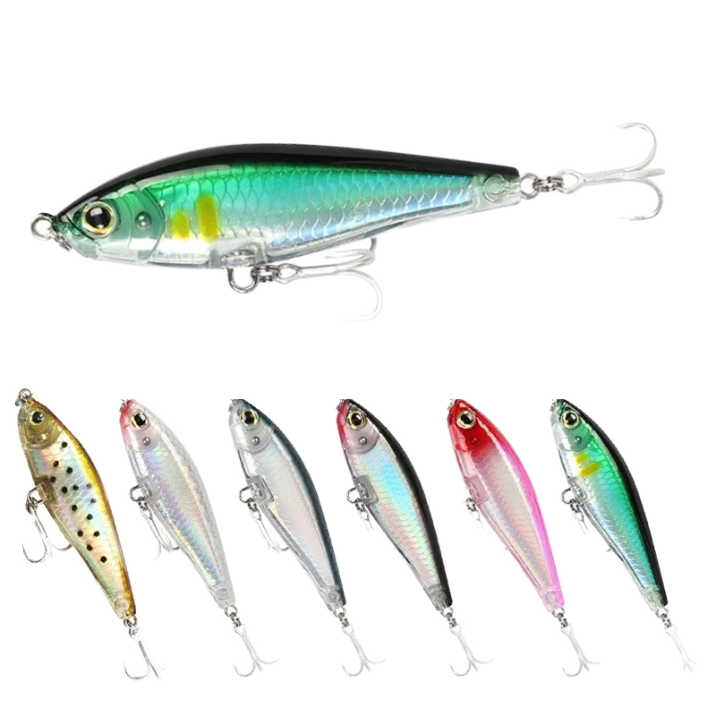 Cheery 70mm 7.8g Slow Sinking ABS Pencil Lure Long Casting Freshwater Artificial Hard Lure Kit for Bream for River · Original source photograph · specifications to confirm