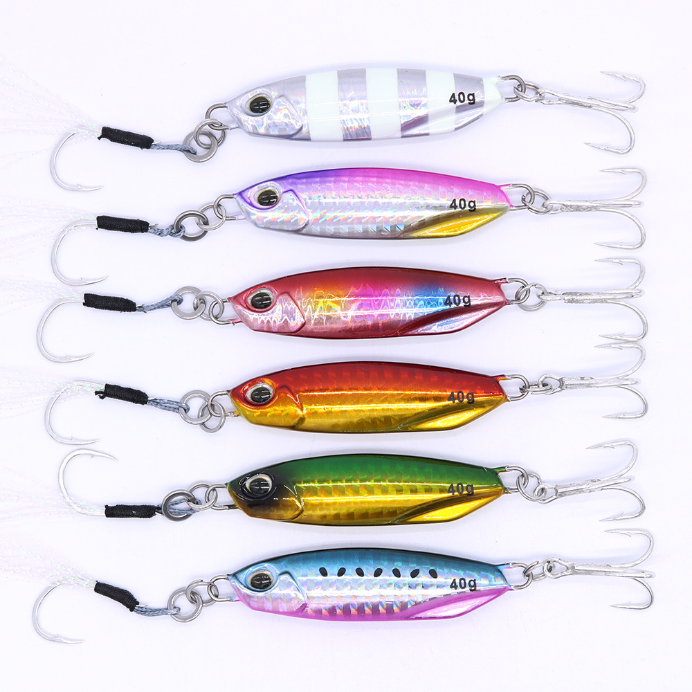 AOCLU Slow Metal Cast Jig Spoon 20g Casting Jigging Lead Fish Sea Bass Fishing Lure Artificial Bait Tackle for Saltwater Jigging · Original source photograph · specifications to confirm