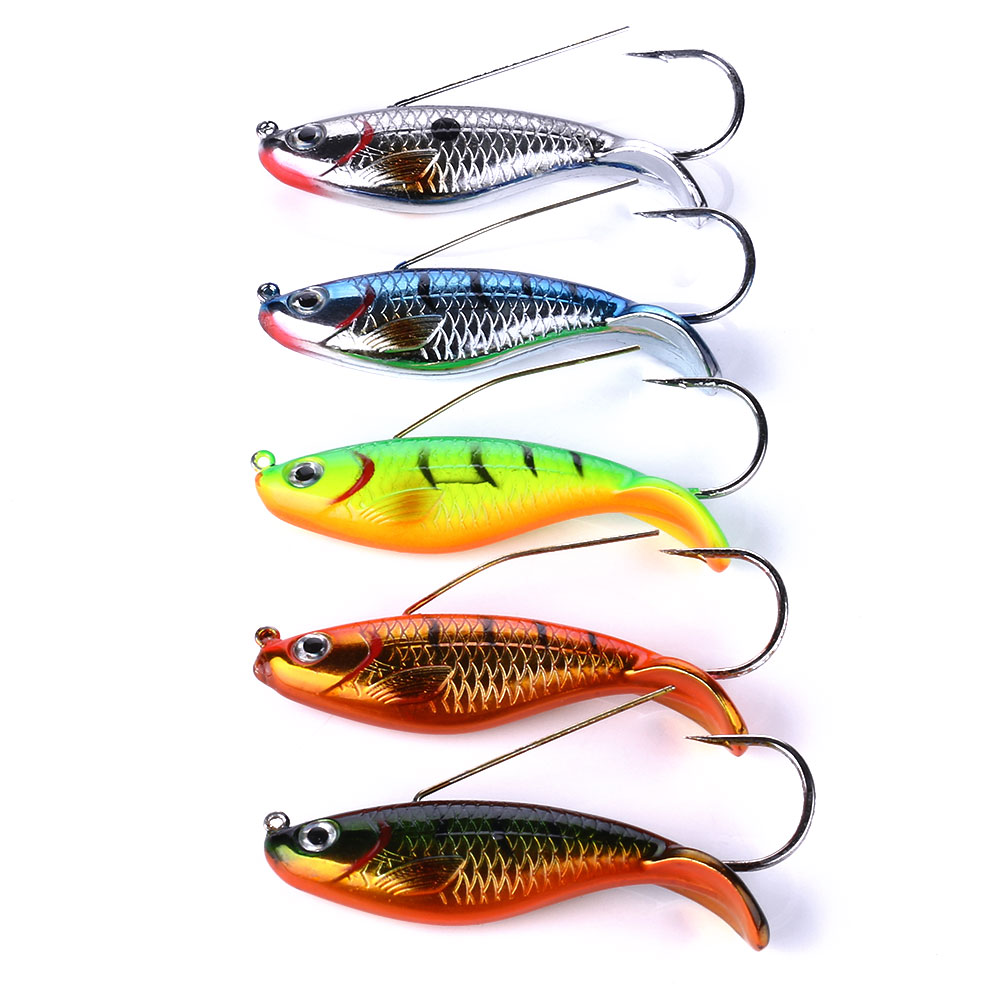 Haike XY-16 Cross-Border 8.5cm/21.2G Iron Plate Lure Single Hook Fish Scale Hard Bait Artificial Bass Fishing Gear Ocean Fishing · Original source photograph · specifications to confirm