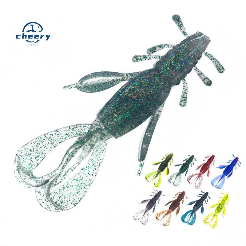 CHEERY New 10cm/10.5g 9 Colors Free Sample PVC Artificial Soft Bait Topwater Lure for Bass Fishing in River & Lake · Original source photograph · specifications to confirm