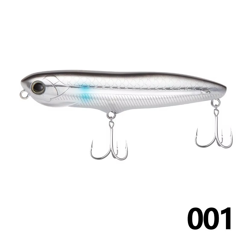 Long-Cast Floating PVC/Plastic ABS Bass & Mackerel Artificial Hard Bait Pencil Lure with Rattle Beads (No Hooks) · Original source photograph · specifications to confirm