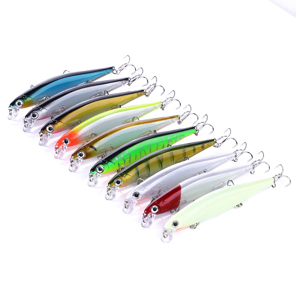 Cheery 11 Centimeter 13g Floating Saltwater Wobblers Freshwater Sinking Swimbait Minnow Fishing Lure Made Durable ABS Material · Original source photograph · specifications to confirm
