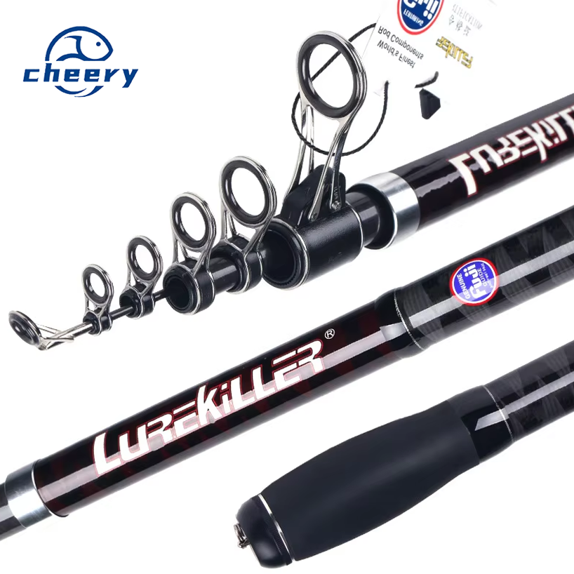 Lurekiller 1.9 m Japan TORAY Carbon Blank FUJI Parts Telescopic Sea Fishing Rod Saltwater Rock Fishing Rod Pole · Original source photograph · specifications to confirm