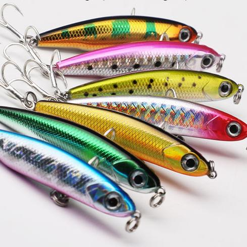 New 3.5g/5.5g/8.5g/13g Sinking ABS Hard Plastic Pencil Lure for Salmon Fishing Salt Water Fishing Bait for River Lake Stream · Original source photograph · specifications to confirm