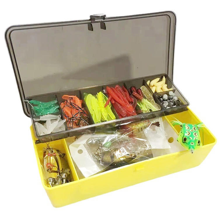 Factory Supply Customizable Fishing Kit Complete Soft Lures Spoon Minnow Frog Popper Crankbait Mixed Fishing Lure Combo Set · Original source photograph · specifications to confirm