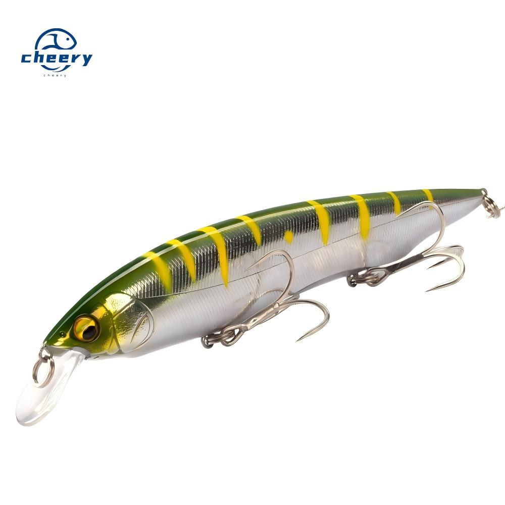 Lure for Pike Bass-Long Casts Floating Sinking Minnow Jerkbait Twitch-and-Pause Action Stainless Steel 160mm Dual-Water-Layer · Original source photograph · specifications to confirm