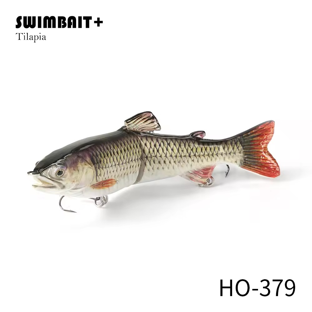 Decoy Laser-jointed ABS Artificial Hard Lure 185 mm 65 g Wobbling Two-piece Bionic Bait Without Hooks for Pike and Zander · Original source photograph · specifications to confirm