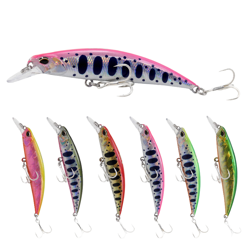 Wholesale 12g 80mm Sinking Minnow Fishing Lure Hard Bait Isca Artificial Wobbler for Bass Fishing in Rivers and Lakes · Original source photograph · specifications to confirm