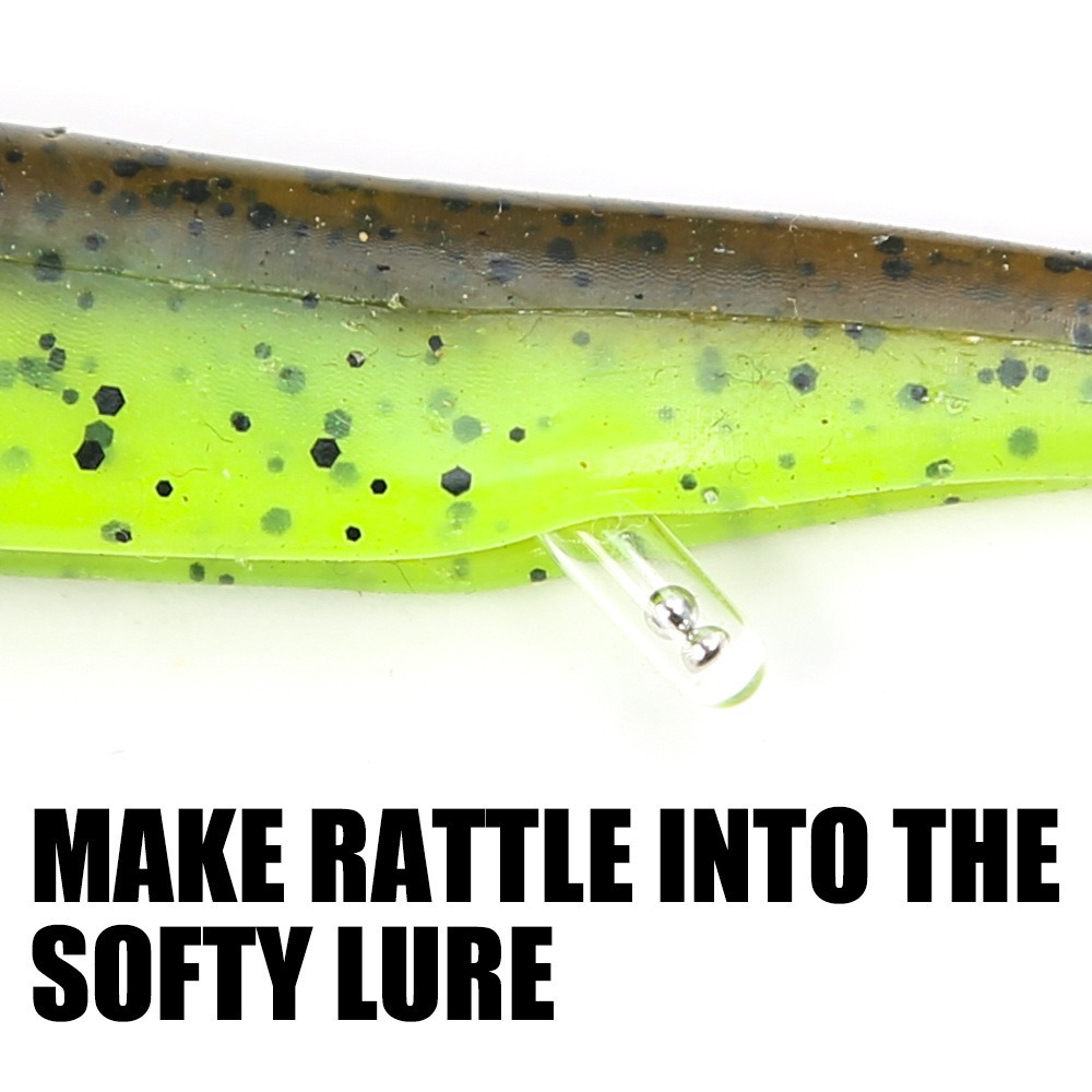 Factory Direct Supply Glass Rattle Beads Lure Sound Attractant for Fishing 2 Beads Soft Bait Generator · Original source photograph · specifications to confirm