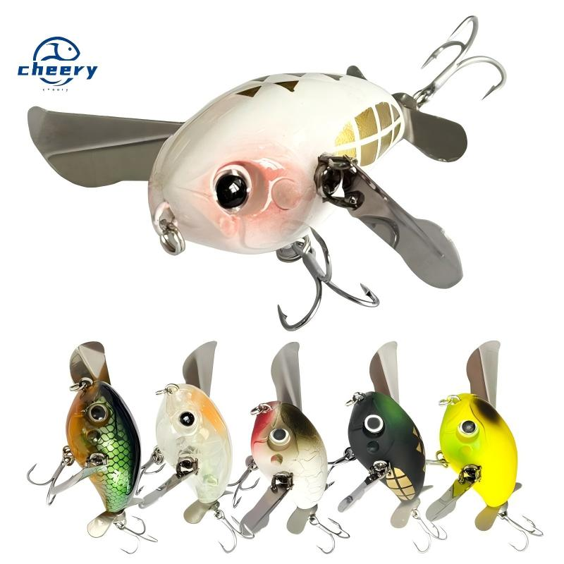 Cheery Micro Finesse Water Cicada Floating Surface Lure ABS Material 45mm/7g Bionic Fishing Bait for Bass · Original source photograph · specifications to confirm