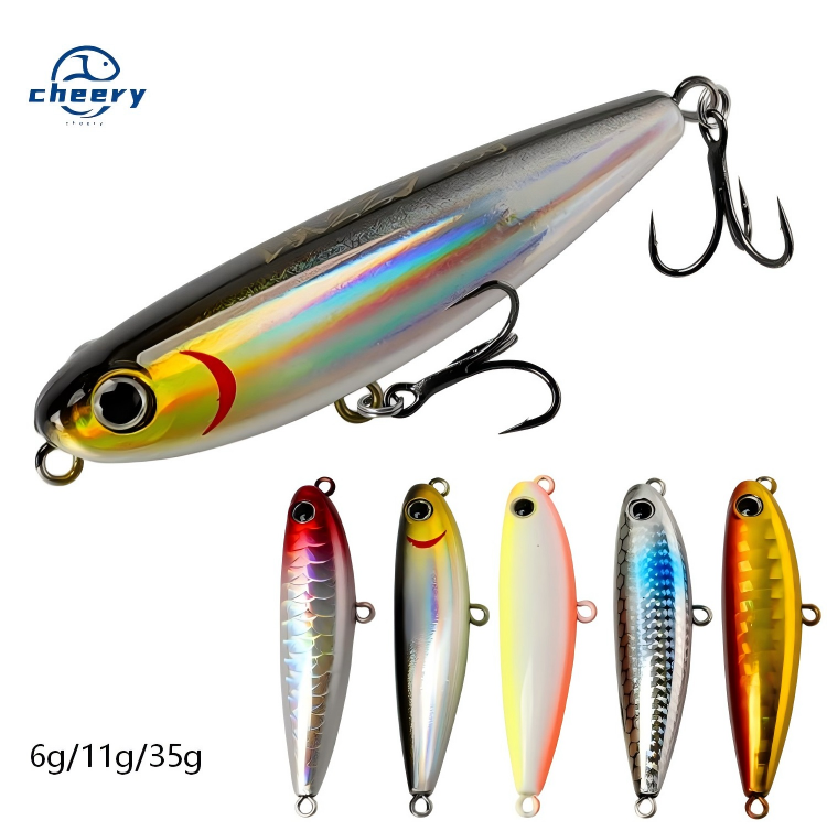 Cheery New Cannonball Son Dog Live Bait Metal Surface Type Fishing Topmouth Culter Bass Fish Lure with Hooks · Original source photograph · specifications to confirm