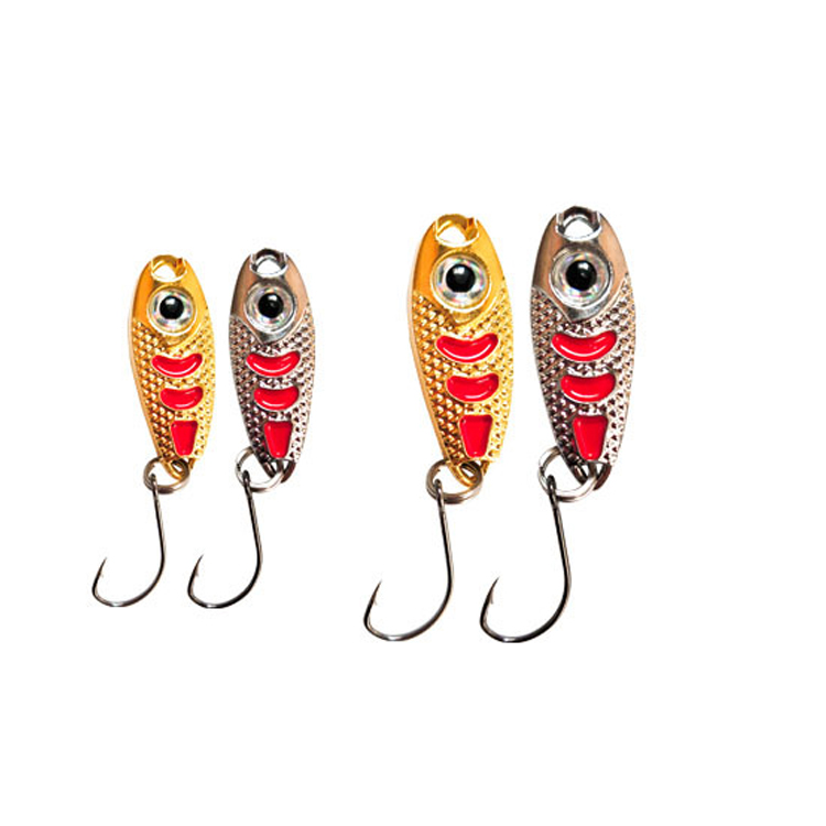 Hot Sale Cheery 3/5g Metal Spoon Fishing Lure Bait with Hook for Carp Bass Trout in River Lake Stream Direct From Factory · Original source photograph · specifications to confirm