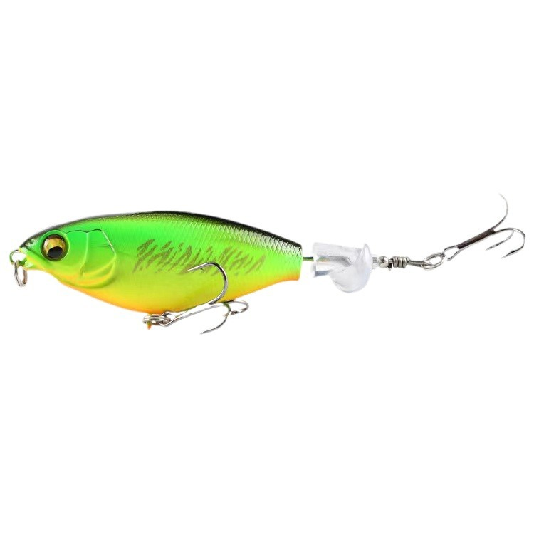 Metal Surface Tractor Lure Floating Pencil Propeller Bait 9cm/10g Long Cast Live Bait for Bass and Chub · Original source photograph · specifications to confirm