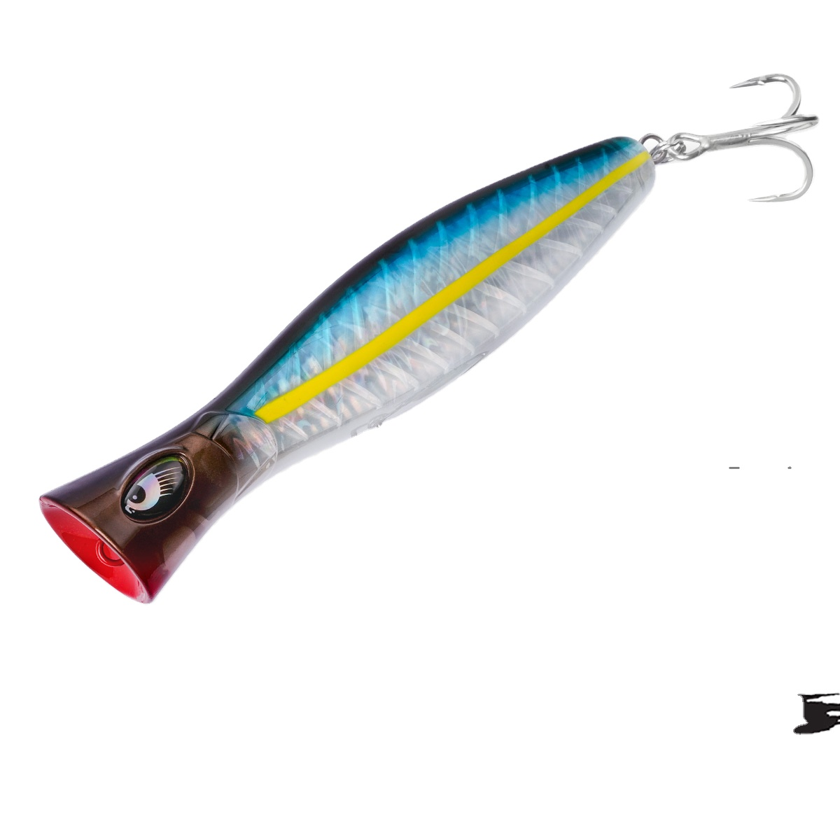 Fishing Sea Saltwater Floating Lure Bodies Artificial Bait Marine Fishing Tackle Bright Popper Lures · Original source photograph · specifications to confirm