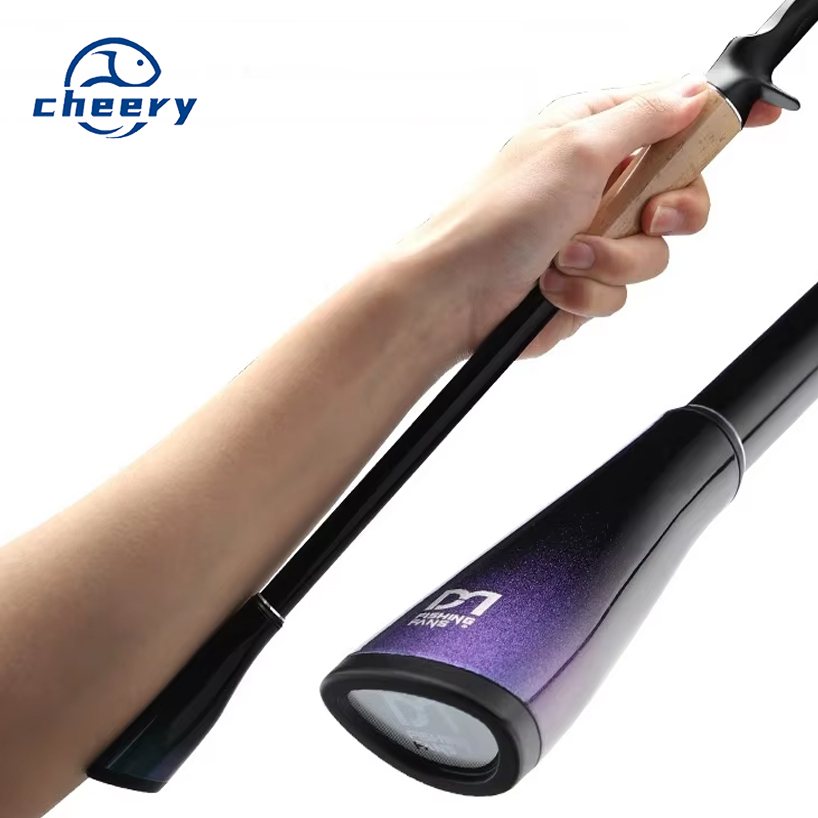 CHEERY Fuji Guide Ring Multi-Section Foldable Carbon Fishing Rod with Long-Range Throw Gun Handle for River Lake Pond &Reservoir · Original source photograph · specifications to confirm