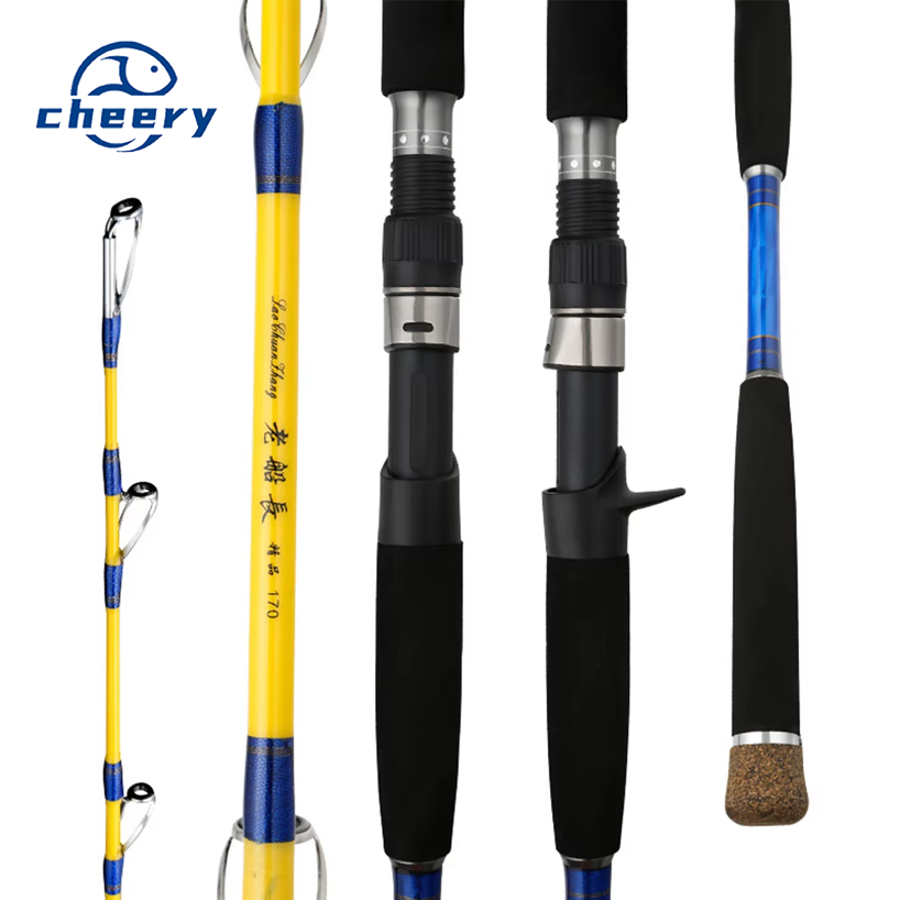 Good Quality Slow Pitch 2 Section Offshore Fishing Rod Jigging Boat Rods for Saltwater · Original source photograph · specifications to confirm