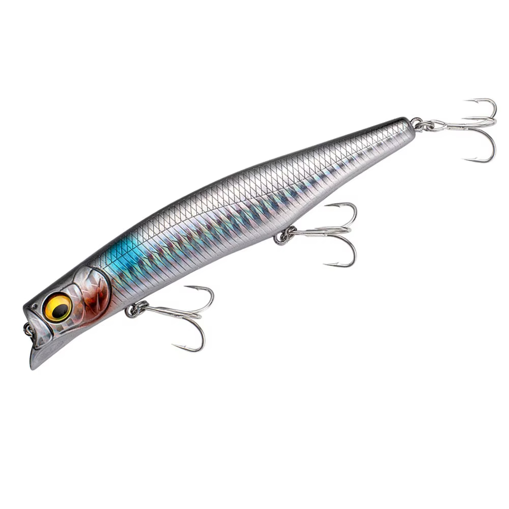 Cheery 12cm 21.7g Deep Diving Floating Hard Fishing Saltwater Abs Minnow Lures Topwater MINNOW for Sea Bass NO LIP Fishing Lure · Original source photograph · specifications to confirm