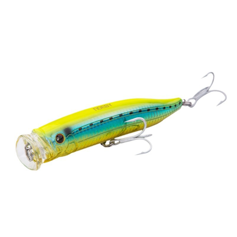 For Nobby Sea Fishing Surface System Wave Climbing Artificial Hard Bait 150mm54g Luya Popperlure Stainless Steel Golden Gun GT · Original source photograph · specifications to confirm