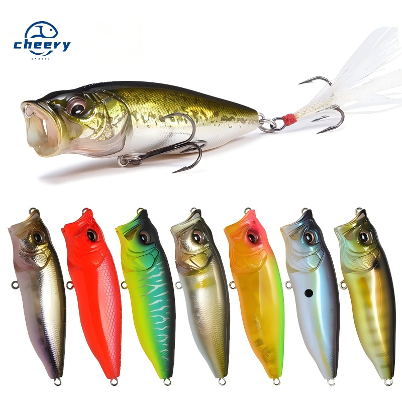 Cheery Stainless Steel Artificial Hard Bait Lure Surface System Water-Bounce Bionic Fish 85mm/13g Long-Range Saltwater Fish Carp · Original source photograph · specifications to confirm