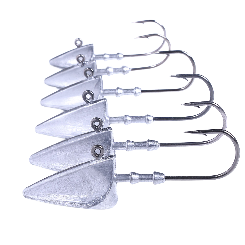 Wholesale JI101 High Carbon Steel Lead Fish Head Shape Jig Head Hooks for Snapper and Carp · Original source photograph · specifications to confirm