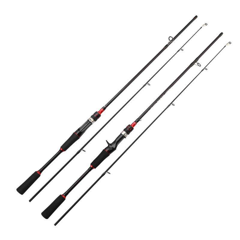 Lure Rod EVA Handle Spinning Reel Gun Water Drop Reel Cross-Border Carp Black Lure Fishing Rod Medium Action · Original source photograph · specifications to confirm
