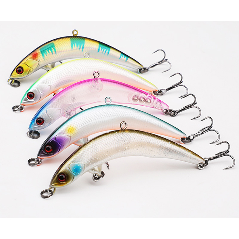 4g 7.5g Floating Fresh Water Sea Fishing Minoan Swimming Curved Crooked Turn Curve Jackall Pikupiku 65/78 Fishing Lures · Original source photograph · specifications to confirm
