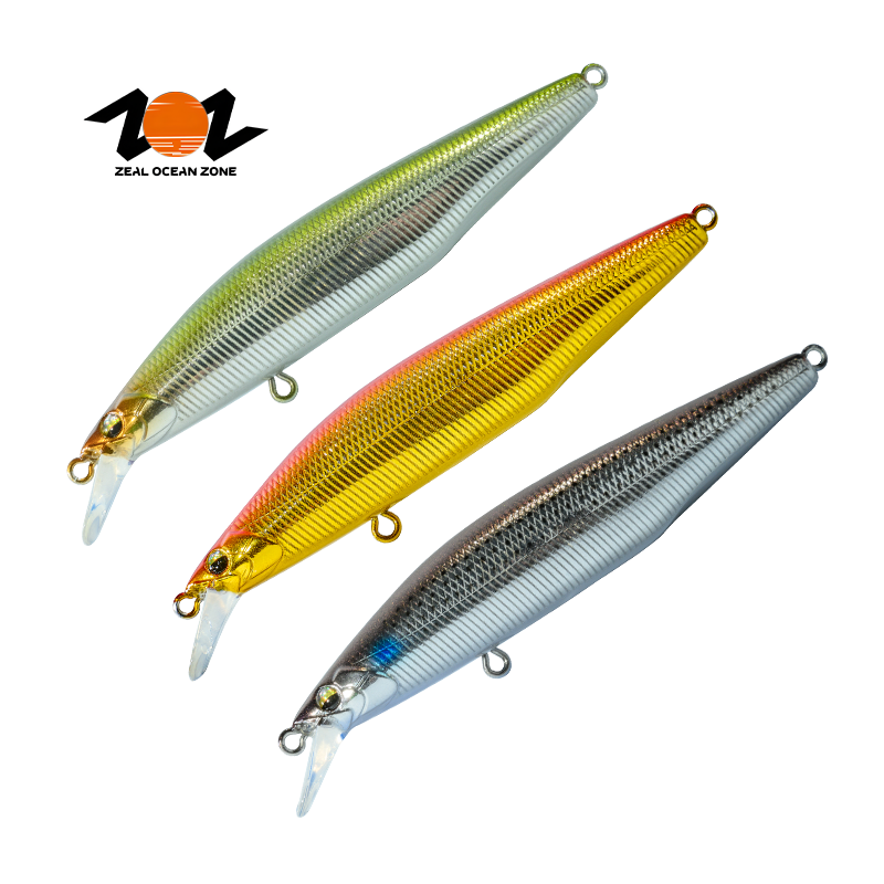 Factory Price High Quality 90mm 10g Minnow Feather Hook Printed ABS Minnow Fishing Lures for Saltwater Fish · Original source photograph · specifications to confirm