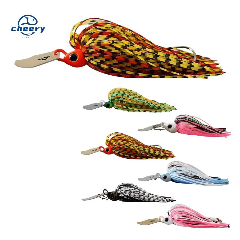 Cheery Factory Wholesale ABS Composite Sequins Jig Baffle Bearded Guy Bait 7g/9g/11g/18g/21g Luminous Simulation Marlin · Original source photograph · specifications to confirm
