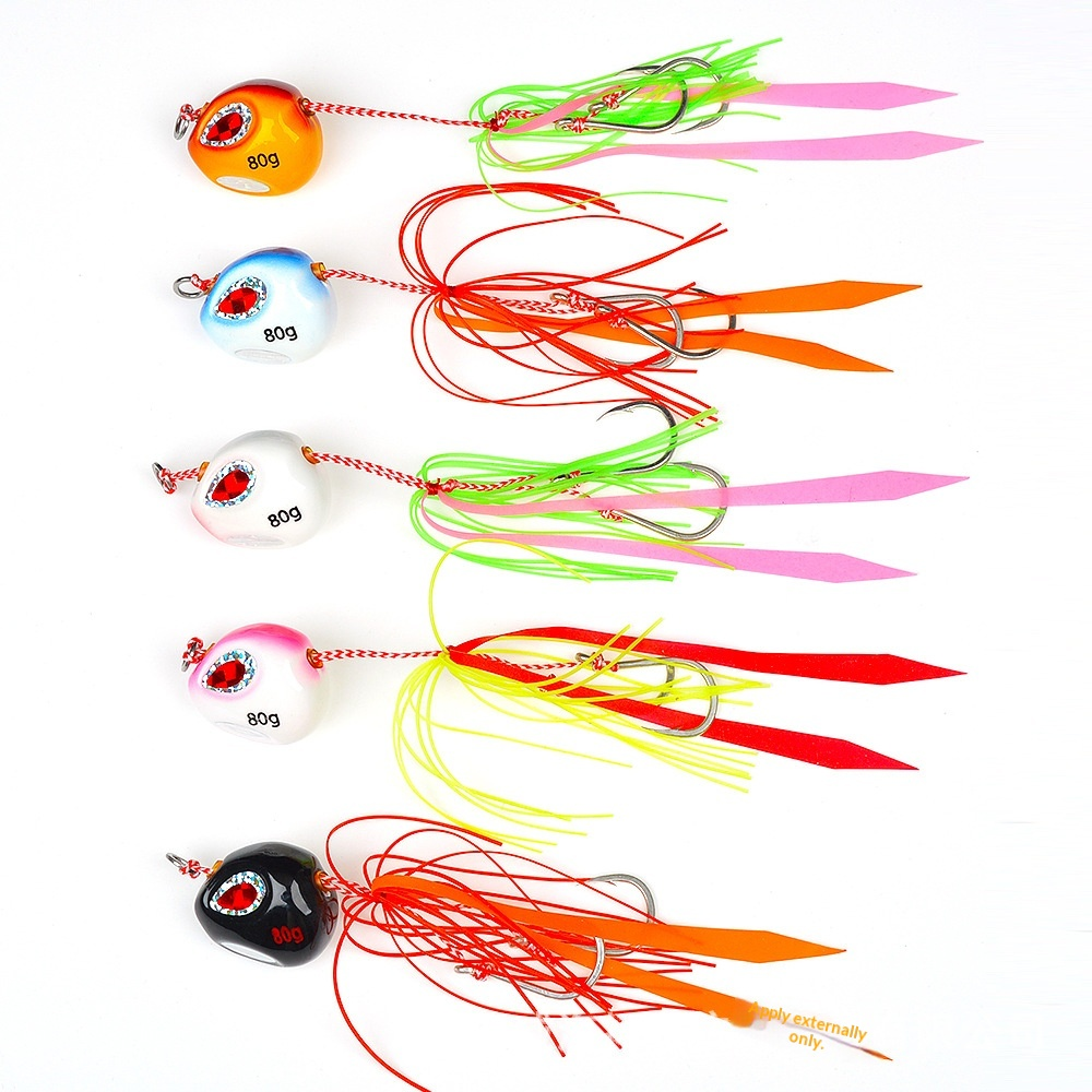Alien Yan Yue 60-200g Luminous Lure Jigging Lead Artificial Hard Bait for Sea Boat Fishing Without Hooks · Original source photograph · specifications to confirm