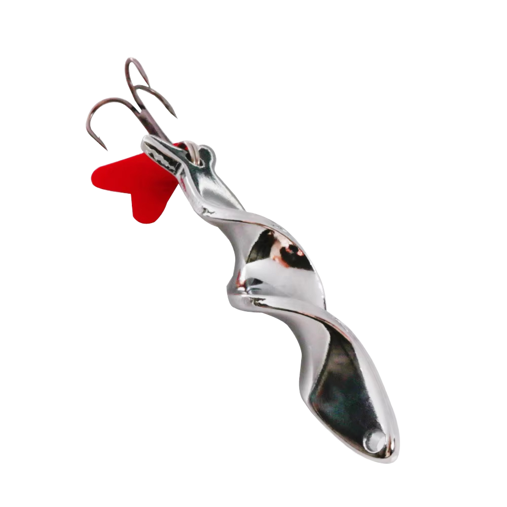 Spiral Metal Jig Lure, Long Cast Saltwater & Freshwater Fishing Tackle, Wholesale for Topmouth Culter & Bass · Original source photograph · specifications to confirm