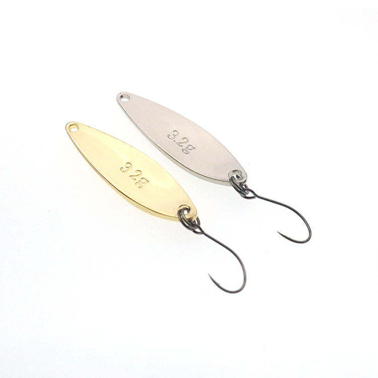 Lure Sequin Willow Leaf Spoon-Shaped Pure Copper Mandarin Fish Stream Artificial Hard Bait for Snapper Fresh & Saltwater Use · Original source photograph · specifications to confirm