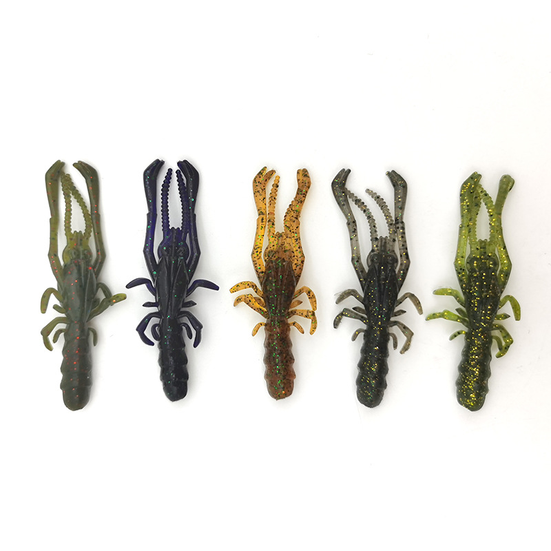 Lure Artificial Biomimetic Shrimp Bait Bass Long-Cast Freshwater Saltwater Soft Bait Stainless Steel Hooks Factory Wholesale · Original source photograph · specifications to confirm