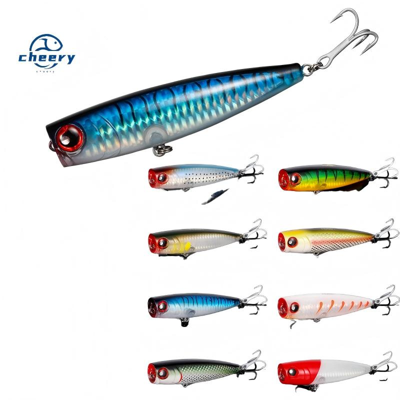 CHEERY High Quality Popper Lure Topwater Fishing Lure Poppers Hard Bait Tackles · Original source photograph · specifications to confirm